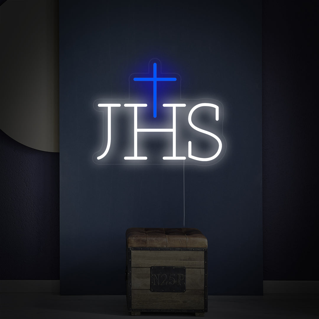 "Ihs Jesus Symbol" Neonschrift