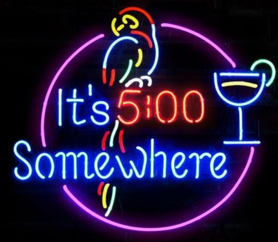 "Its 500 Somewhere" Neonschrift
