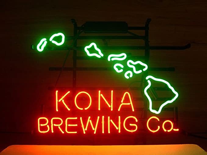 Kona Brewing Co Beer Neonschrift