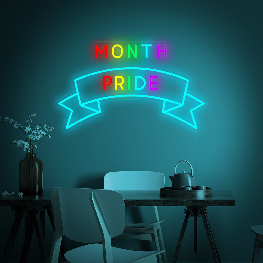 "LGBT Month Pride" Neonschrift