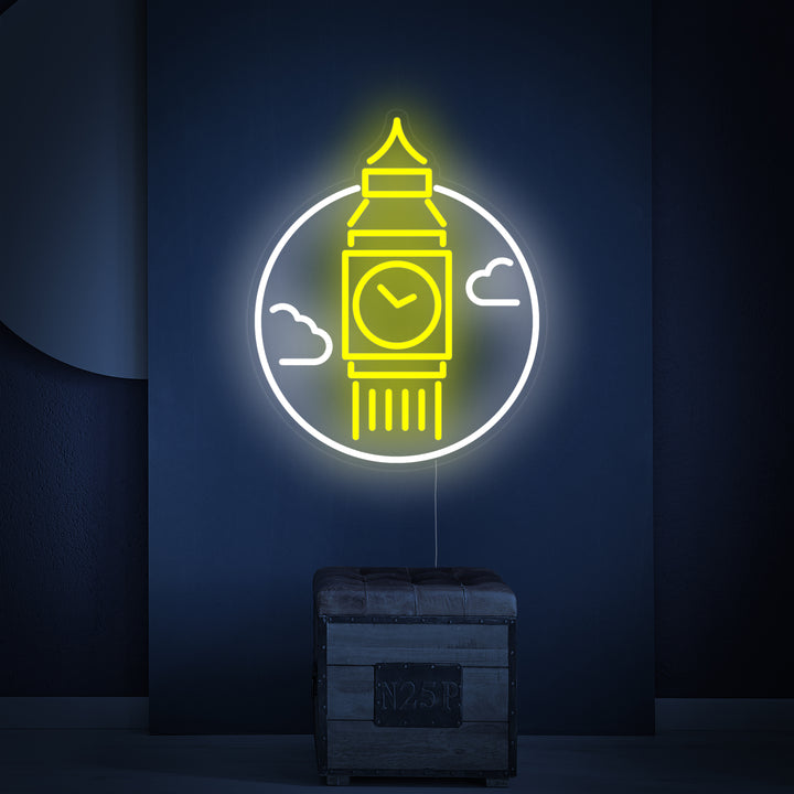 "Big Ben In London" Neonschrift