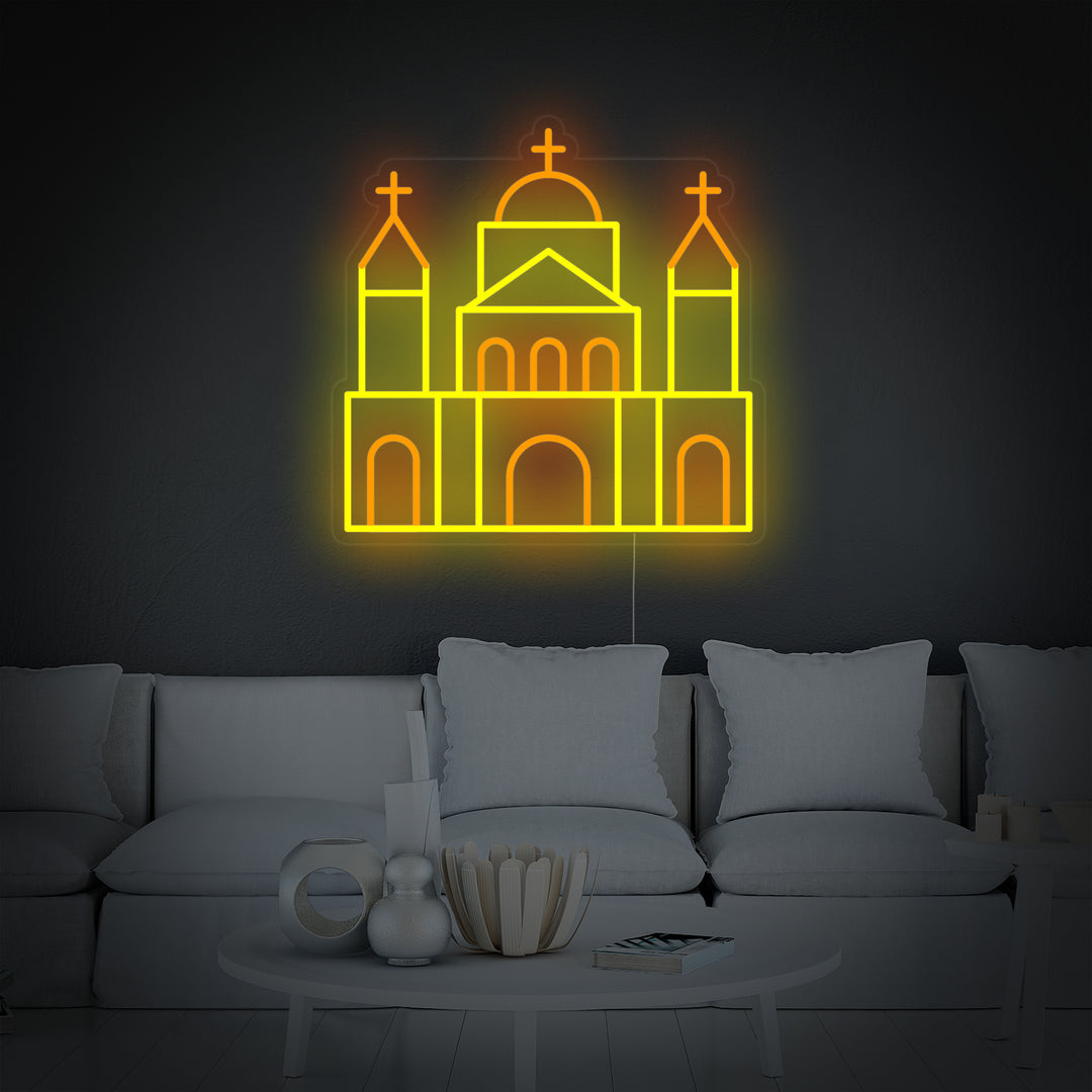 "St. Pauls Kathedrale In London" Neonschrift