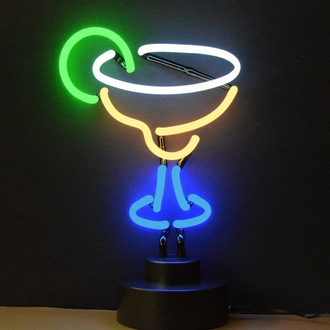 "Margarita Tisch-Neonschild, Glas-Neonschild" Neonschrift