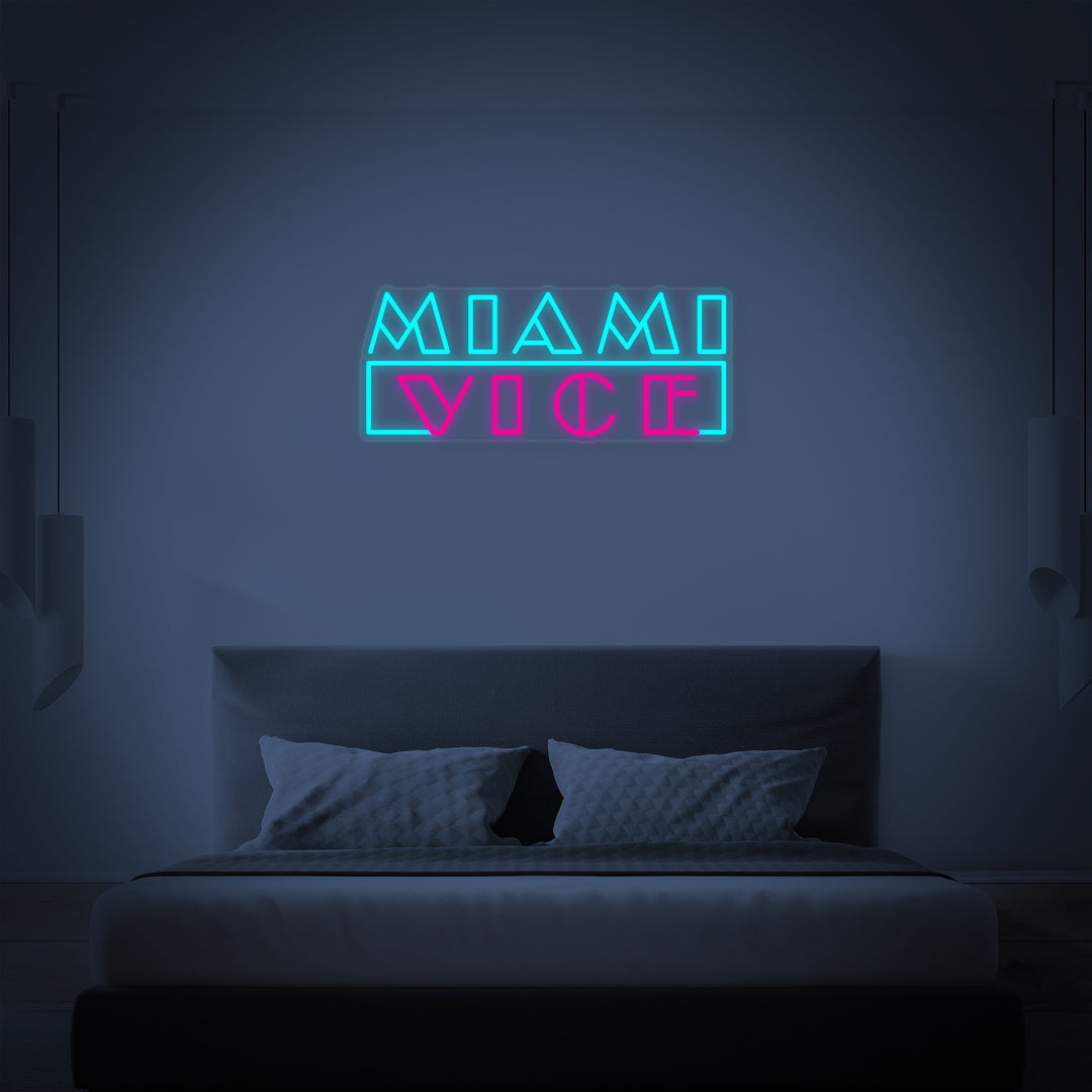 "Miami Fernsehserie" Neonschrift