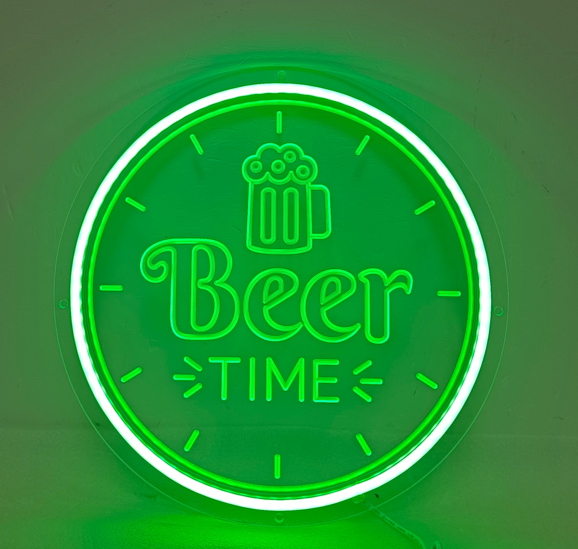 "Save Water Drink Beer" Mini-Neonschild