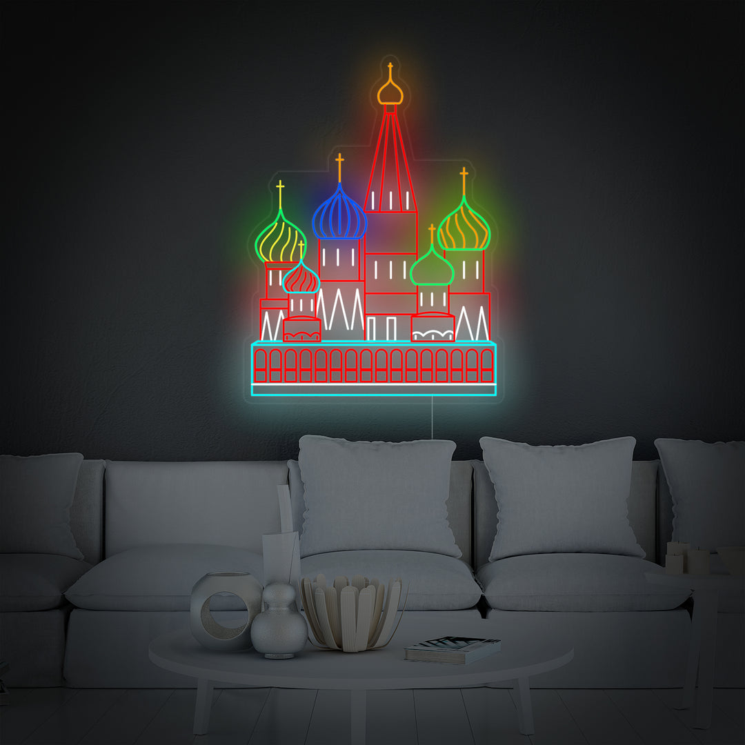 "Moscow Kremlin" Neonschrift