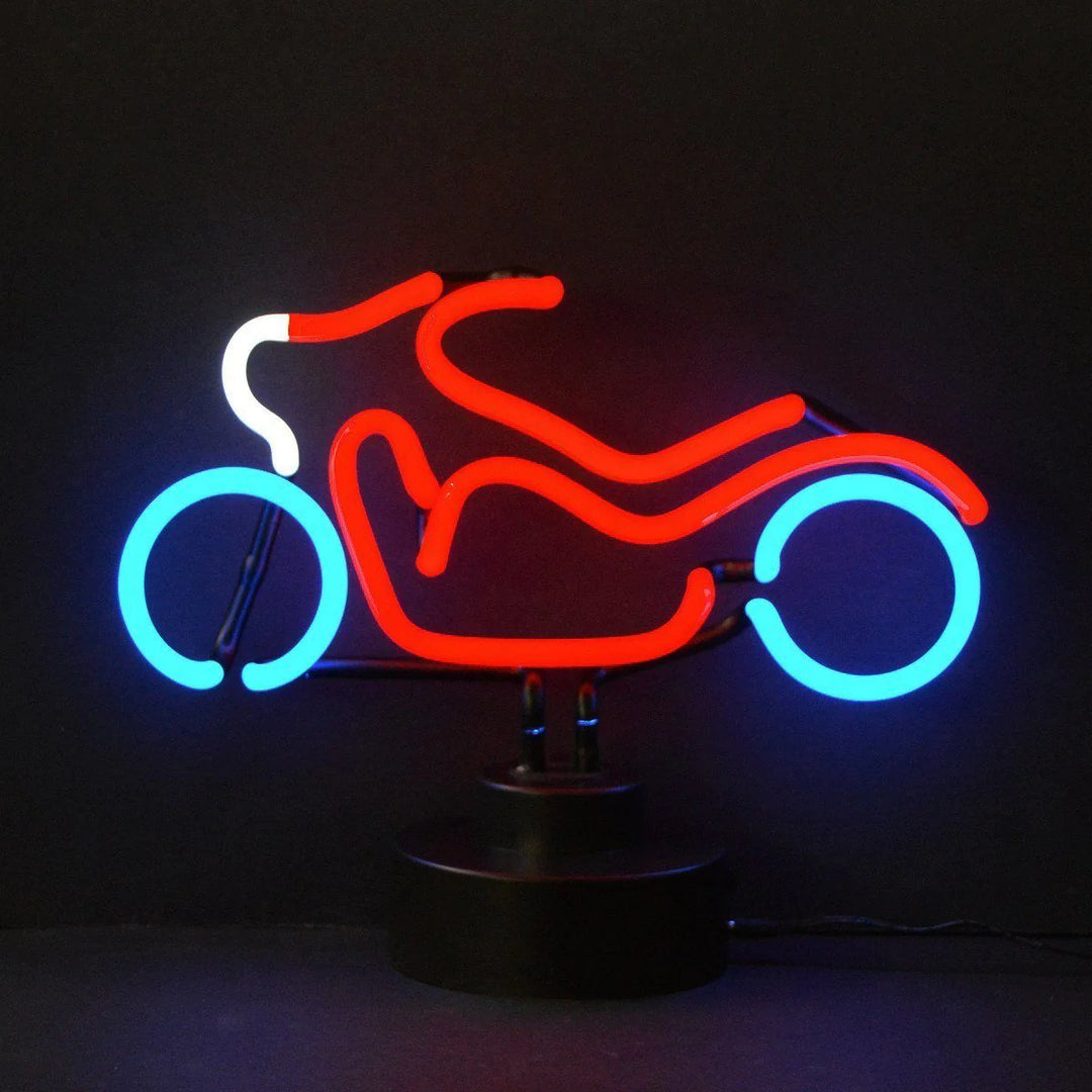 "Motorrad Tisch-Neonschild, Glas-Neonschild" Neonschrift
