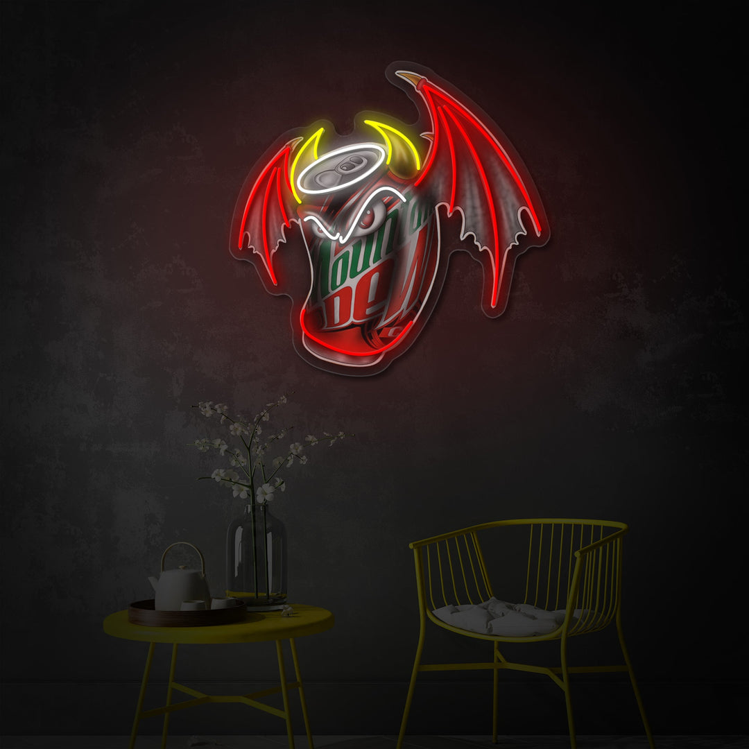 "Mountain Dew Wings" UV-bedruckt LED-Neonschild