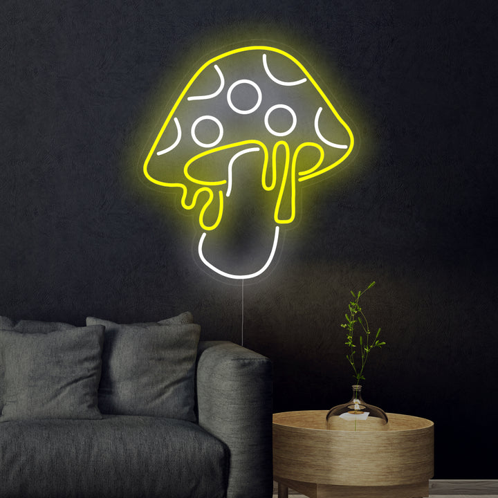 "Pilz Tropft" Neonschrift