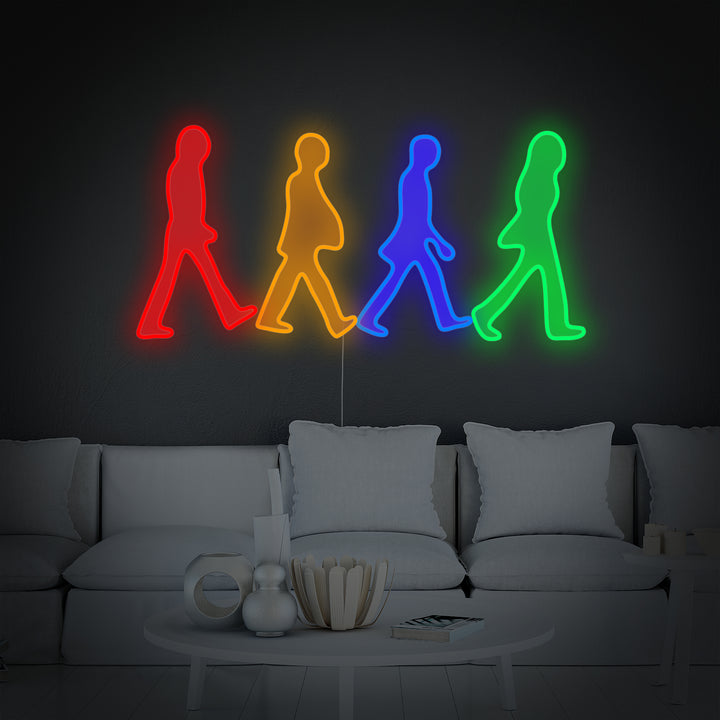 "Musikband" Neonschrift