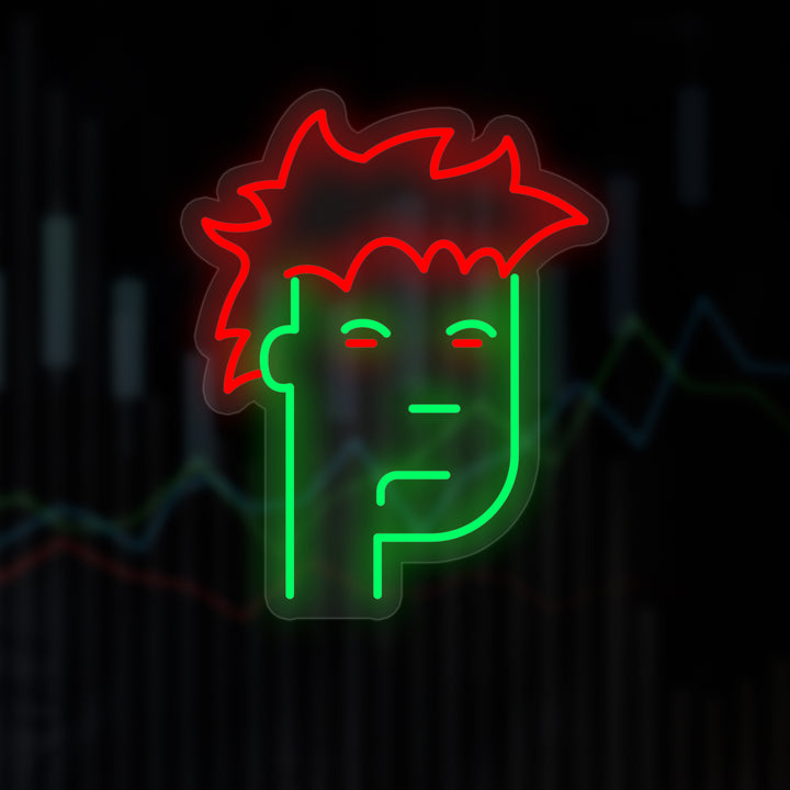 "NTD-Affe" Neonschrift