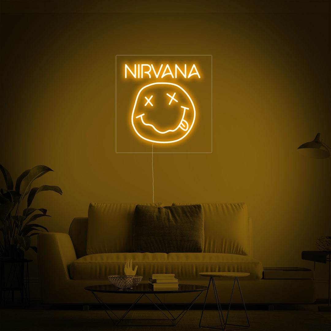 "Nirvana" Neonschrift