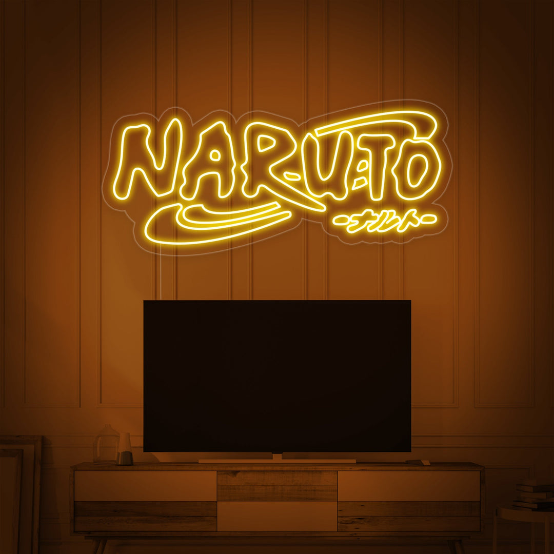 "Naruto Amine" Neonschrift