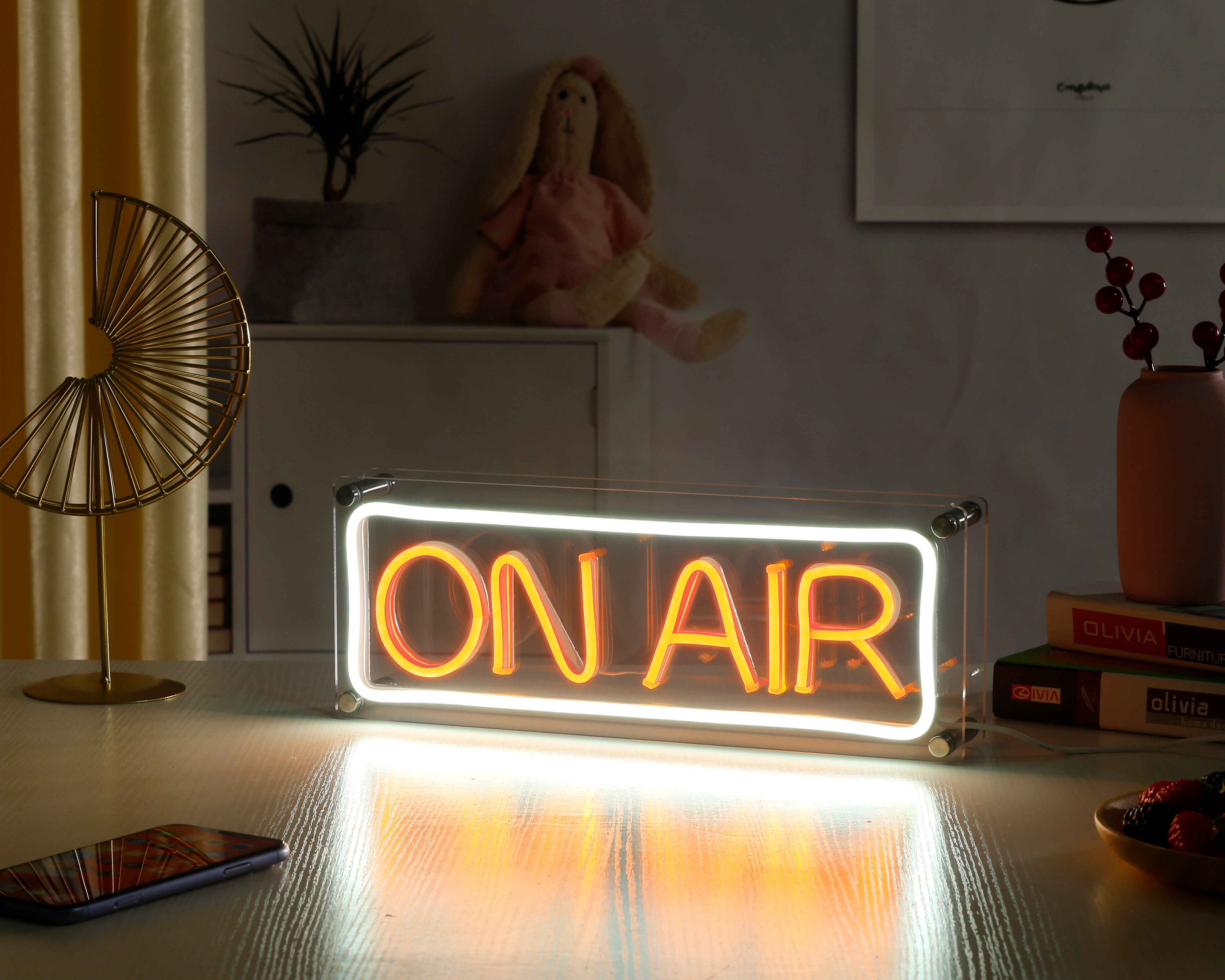 "ON AIR" Desk LED Neonschrift