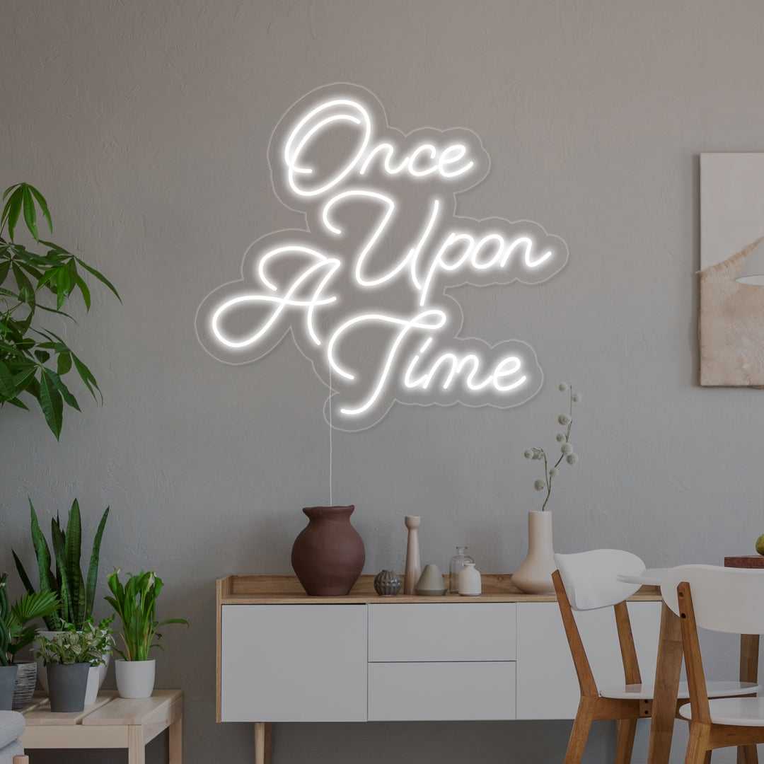 "Once Upon A Time" Neonschrift