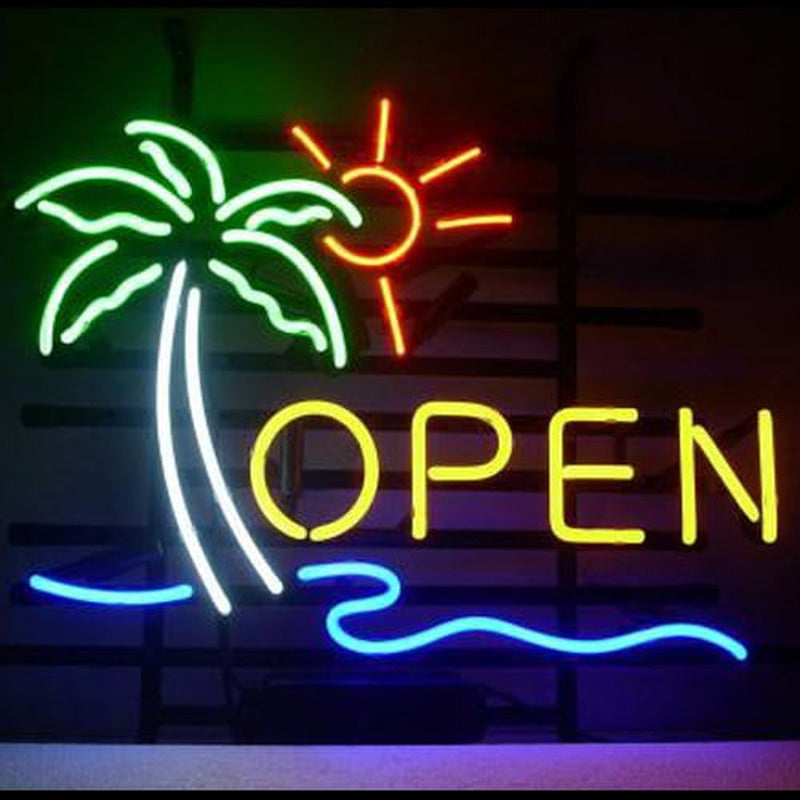 "Open Bar" Neonschrift