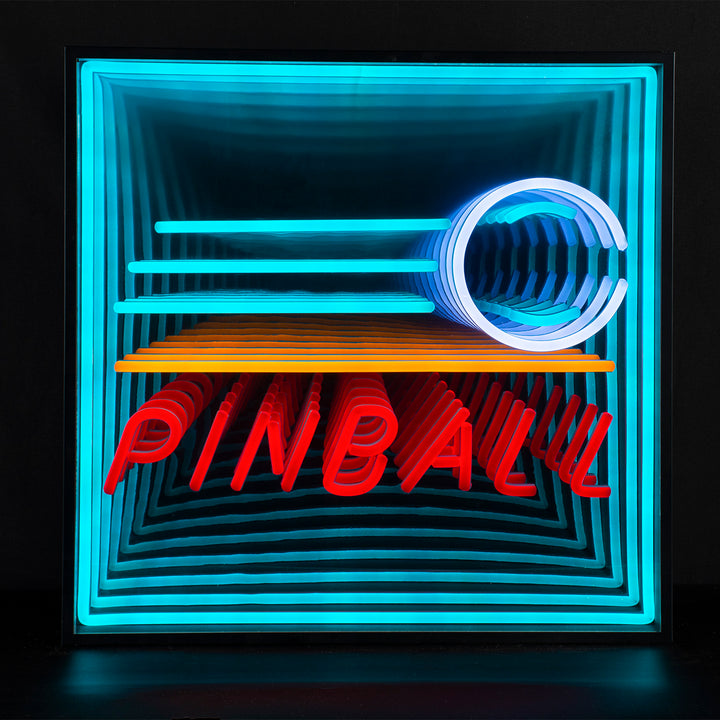"Pinball" 3D Unendlichkeits LED Neonschrift