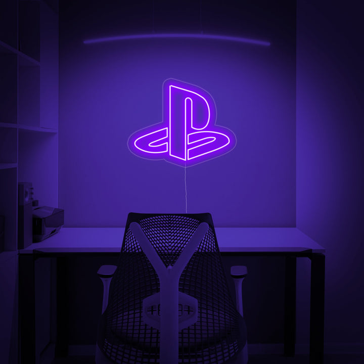 Gaming Konsole Logo Stil Neonschild