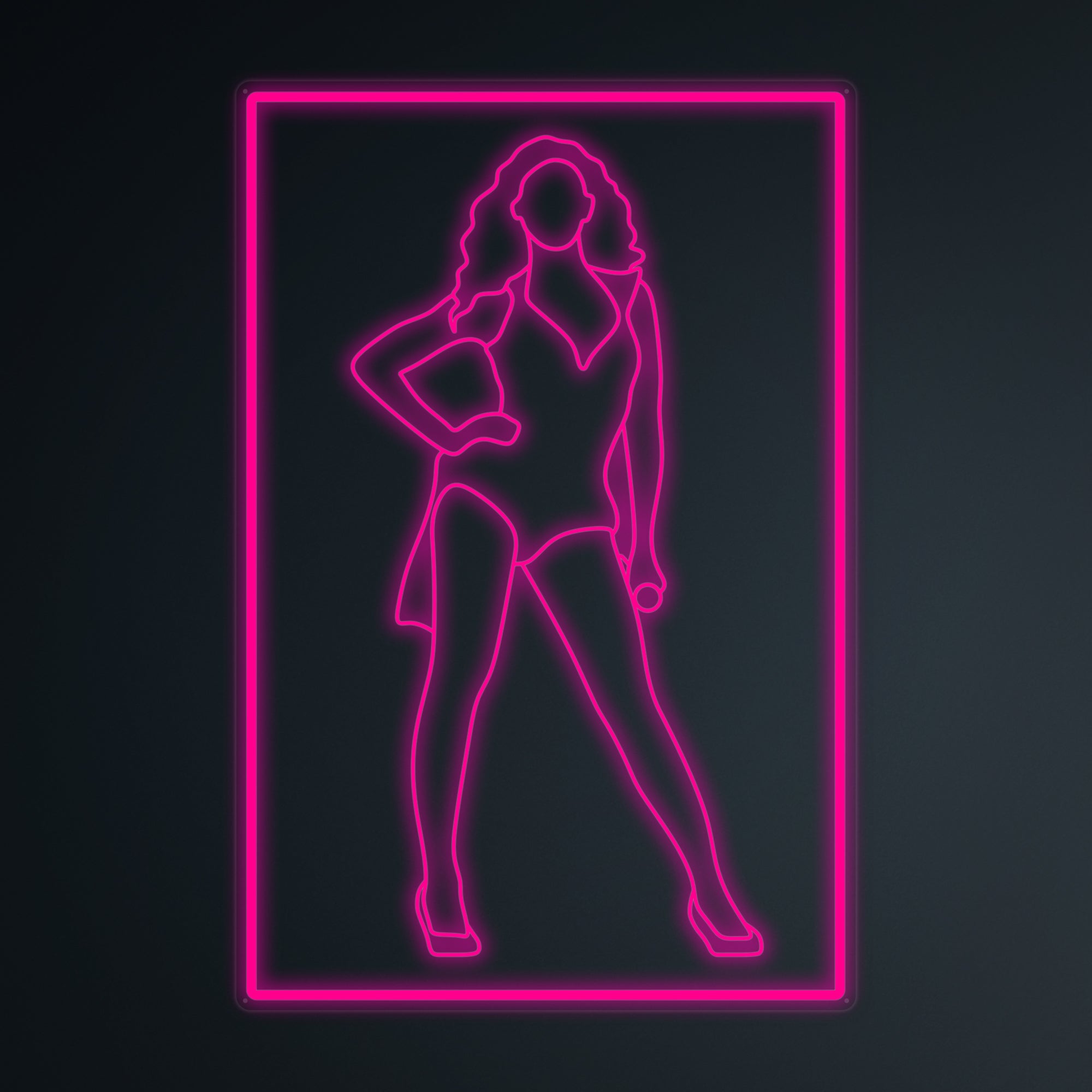 "Popkultur Beyonce" Mini-Neonschild