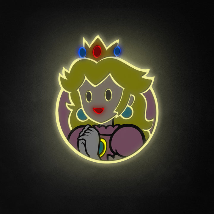 "Prinzessin Peach" Neon Like