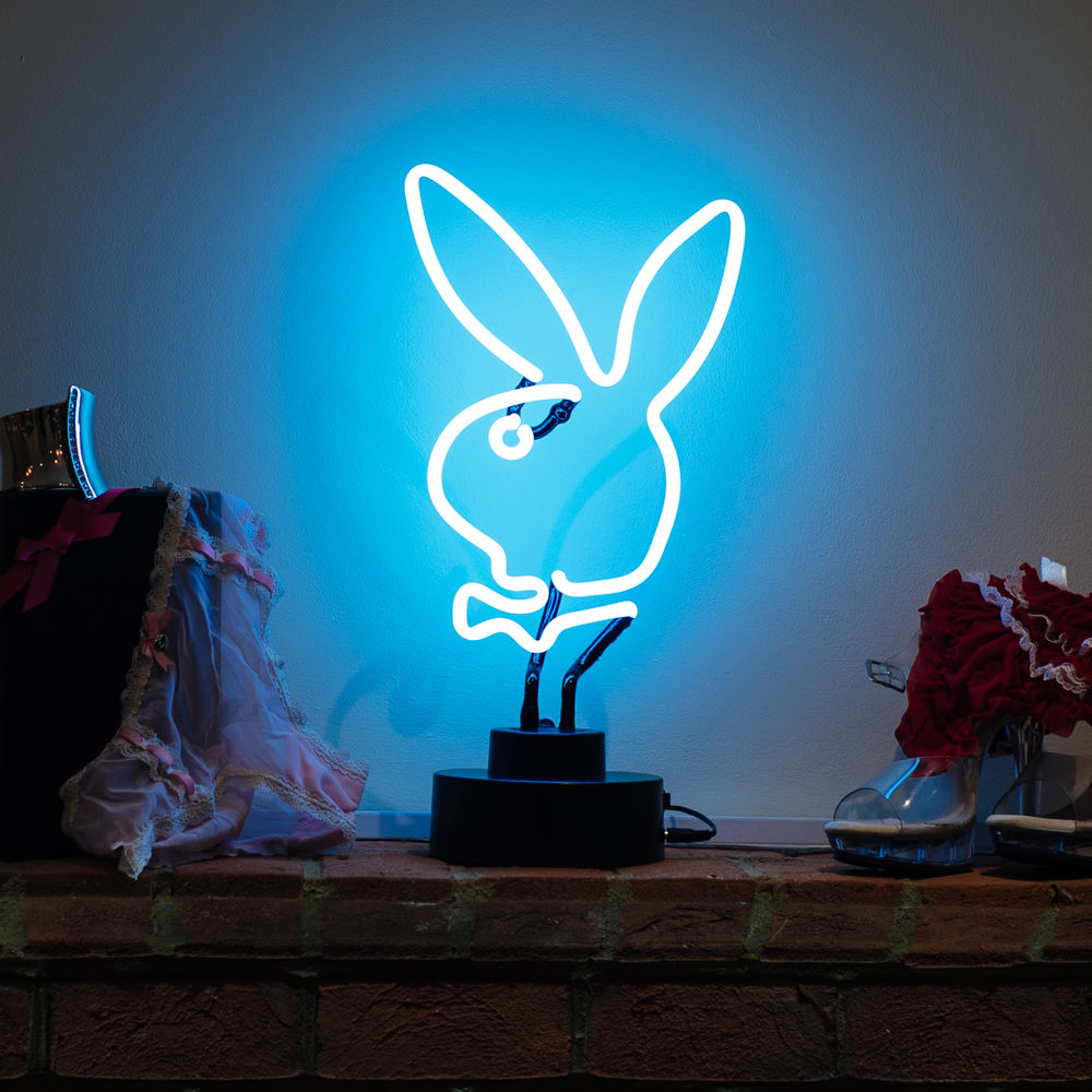 "Kaninchen Tisch-Neonschild, Glas-Neonschild" Neonschrift