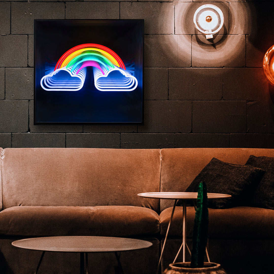 "Regenbogen" 3D Unendlichkeits LED Neonschrift