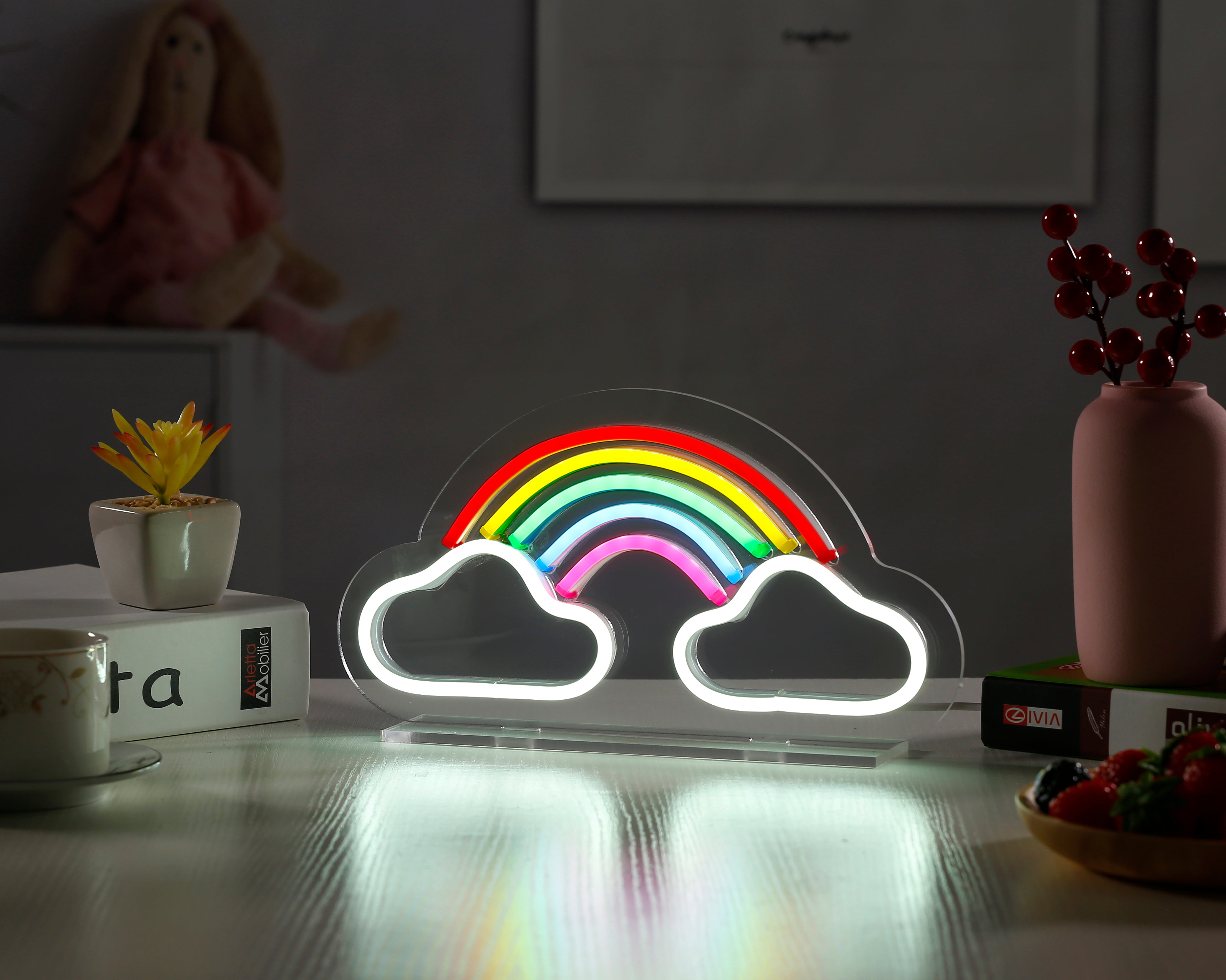 "Rainbow" Desk LED Neonschrift