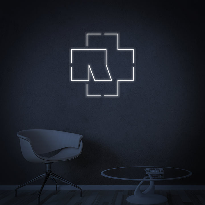 "Rammstein" Neonschrift