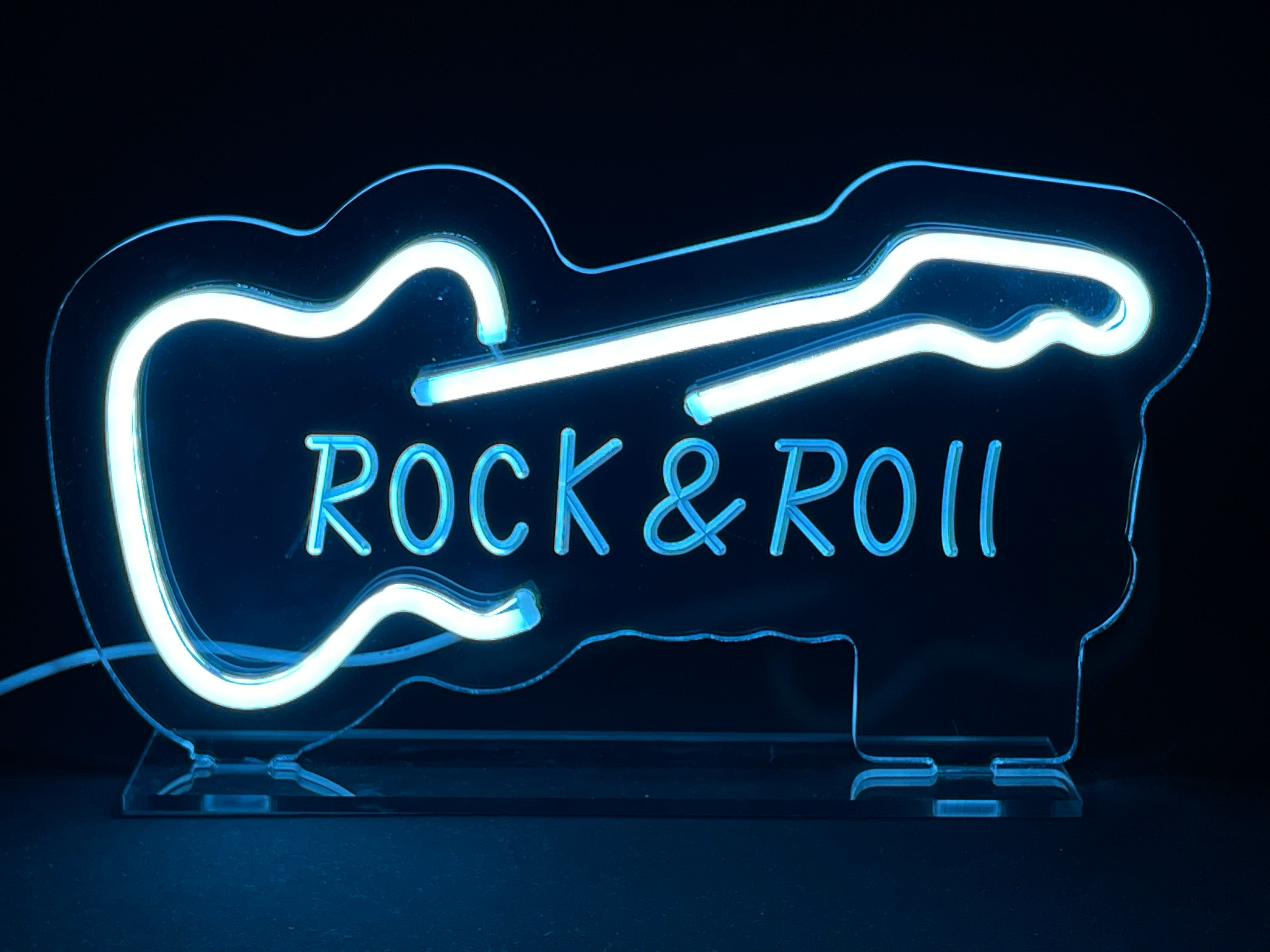 "Rock Roll" Desk LED Neonschrift