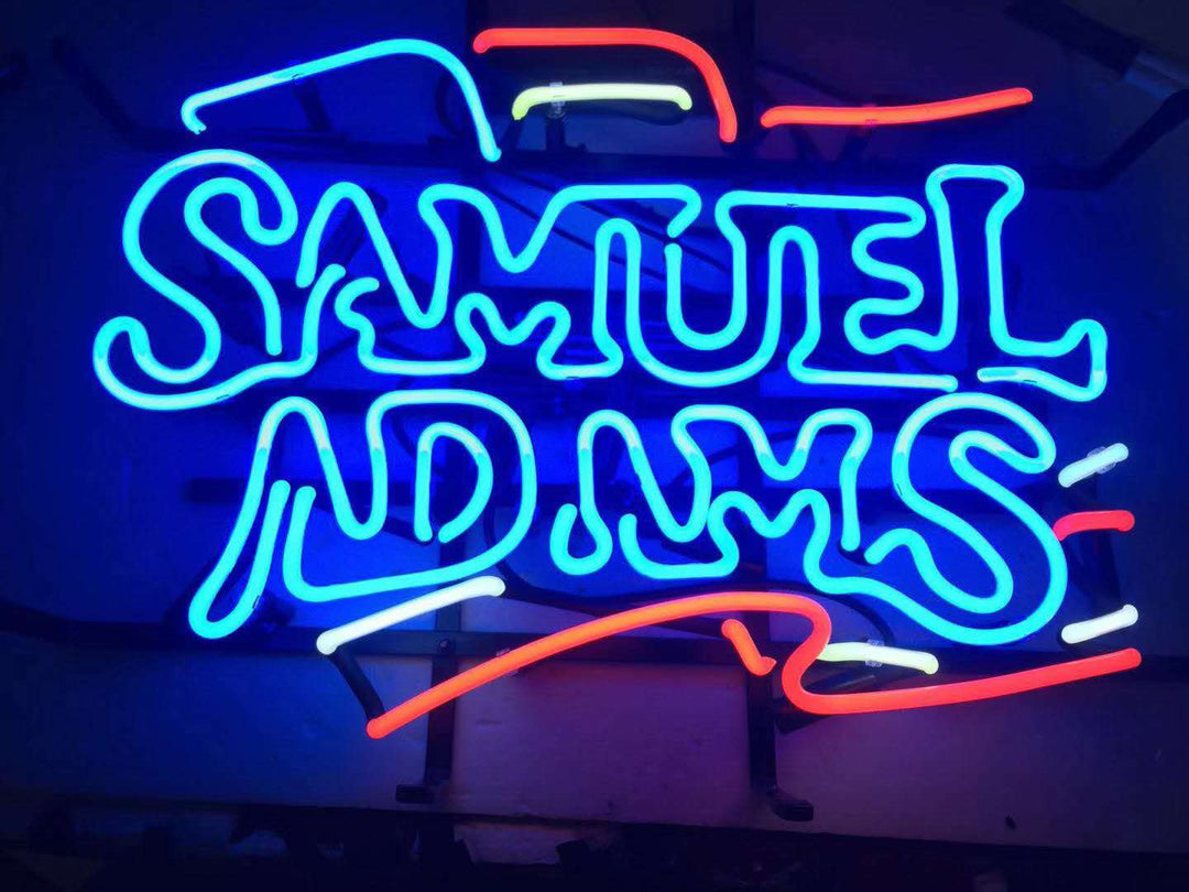 "Adams Bier Bar" Neonschrift