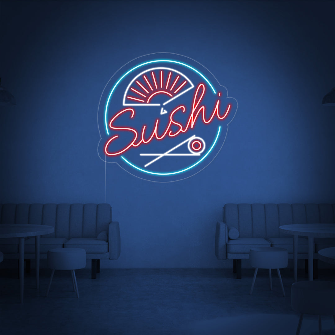 "Sushi" Neonschrift