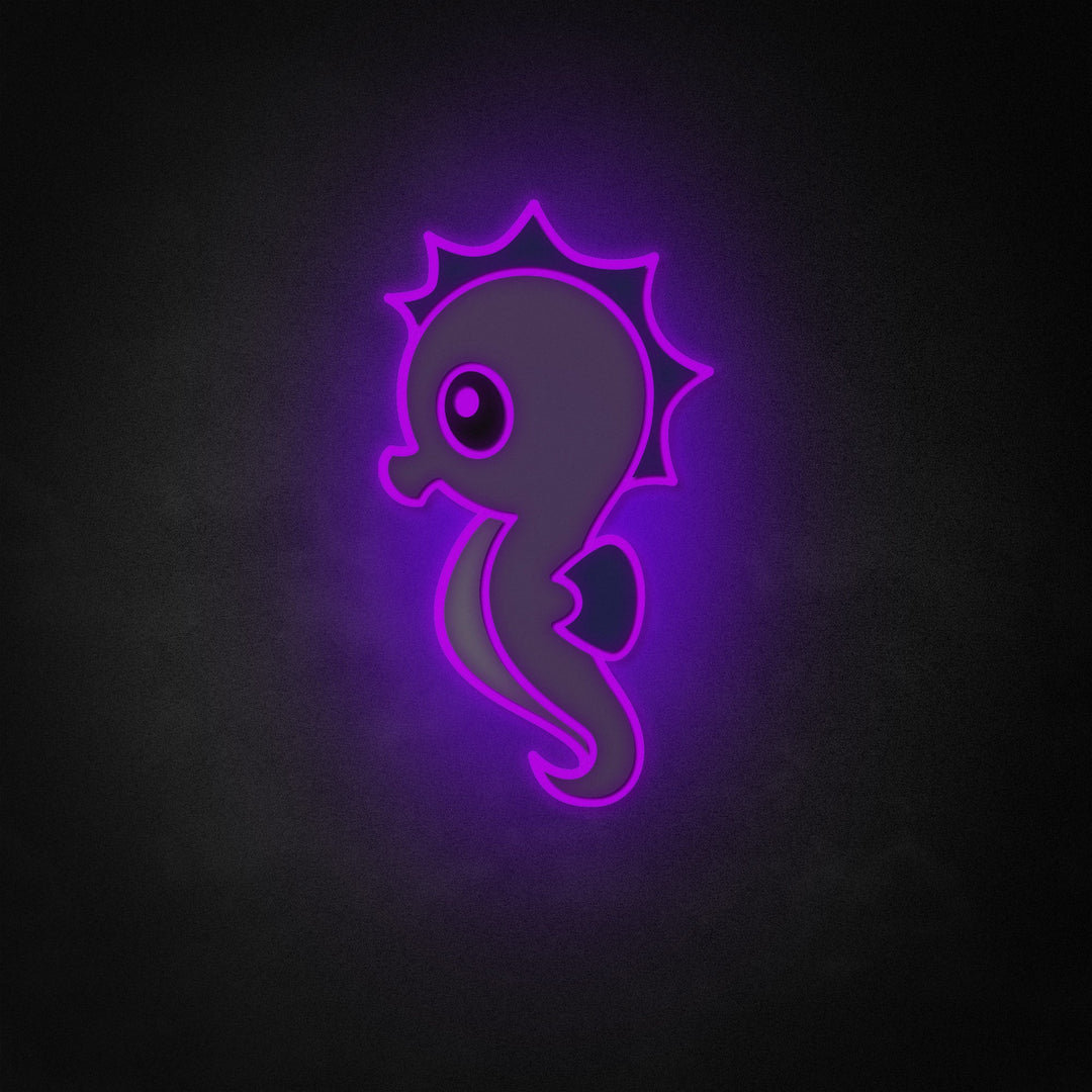 "Seepferdchen Kunst" Neon Like