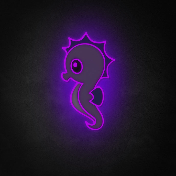 "Seepferdchen Kunst" Neon Like