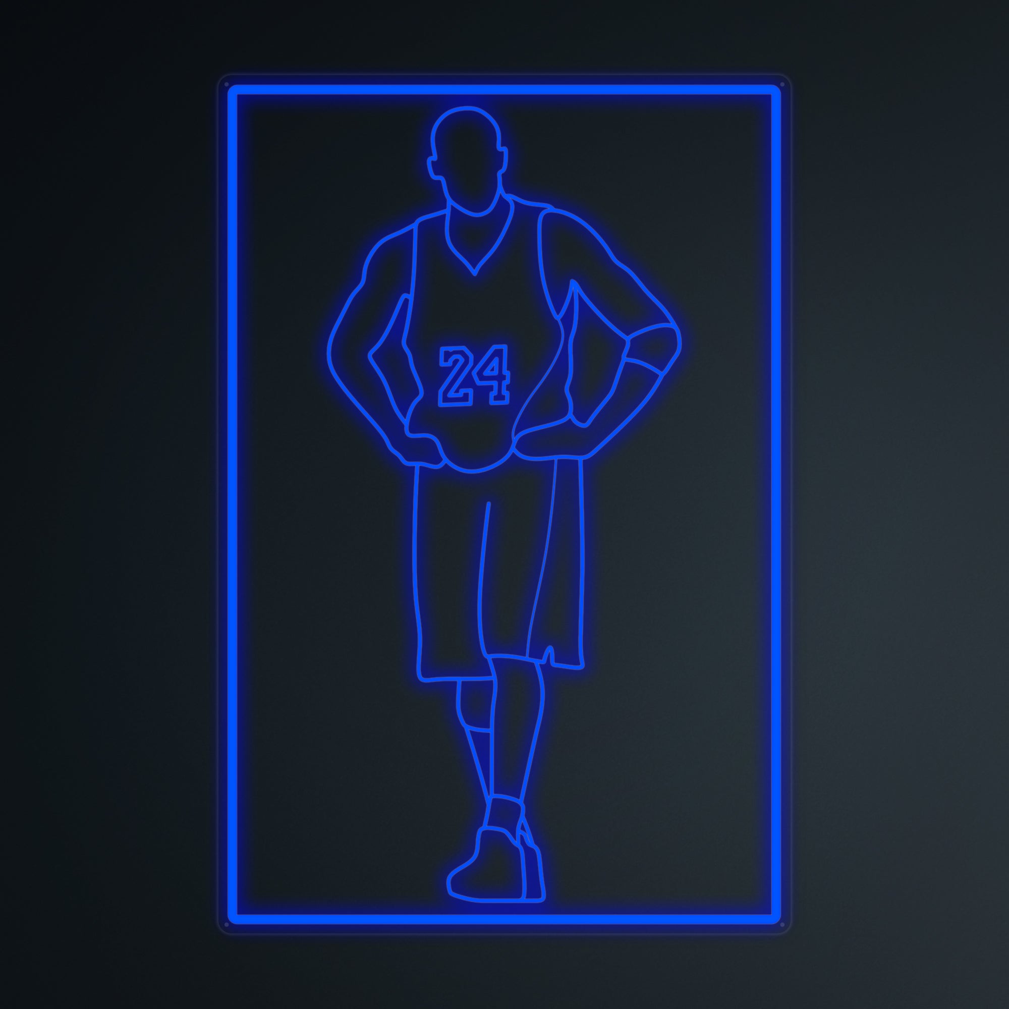 "Basketball Spieler 24" Mini-Neonschild