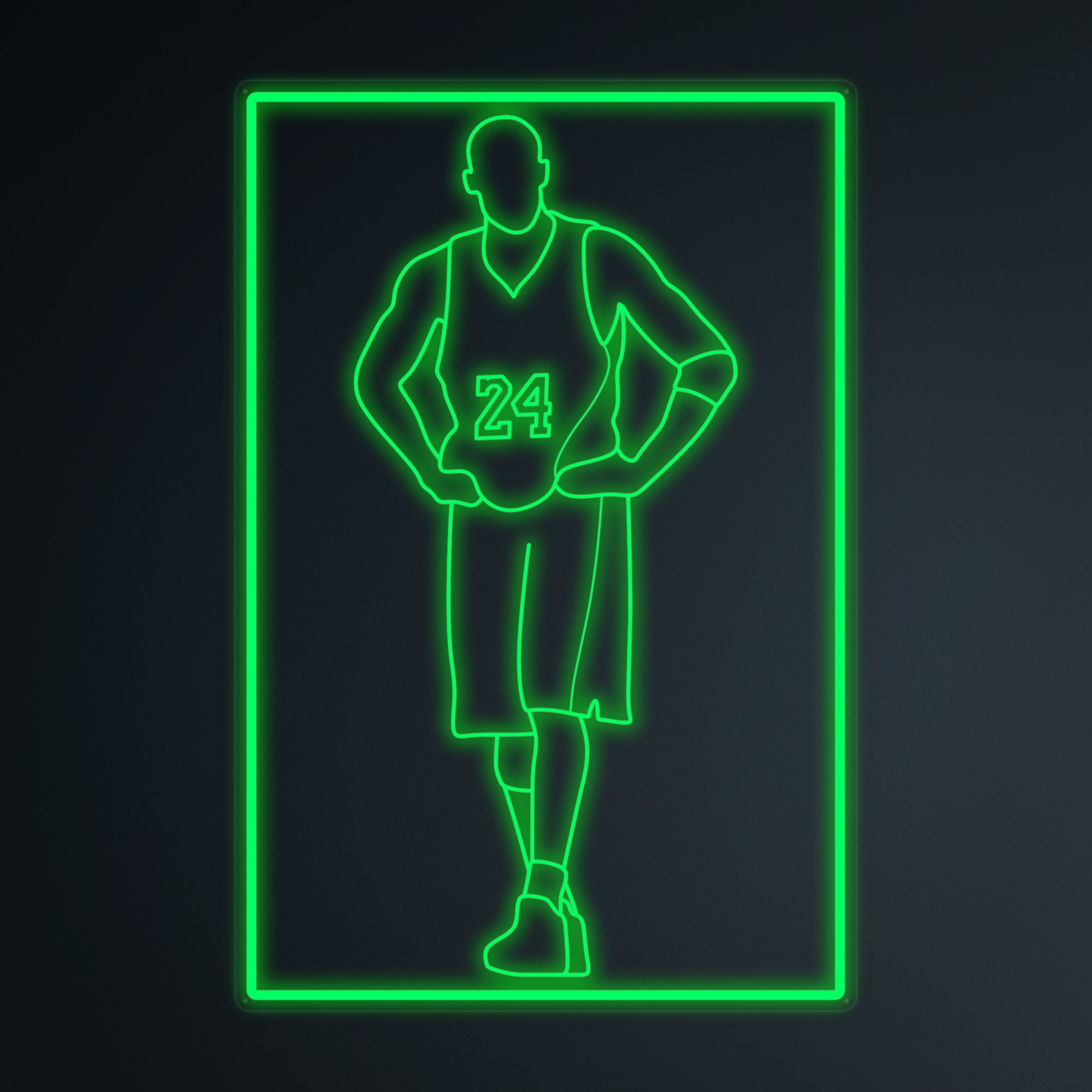 "Basketball Spieler 24" Mini-Neonschild