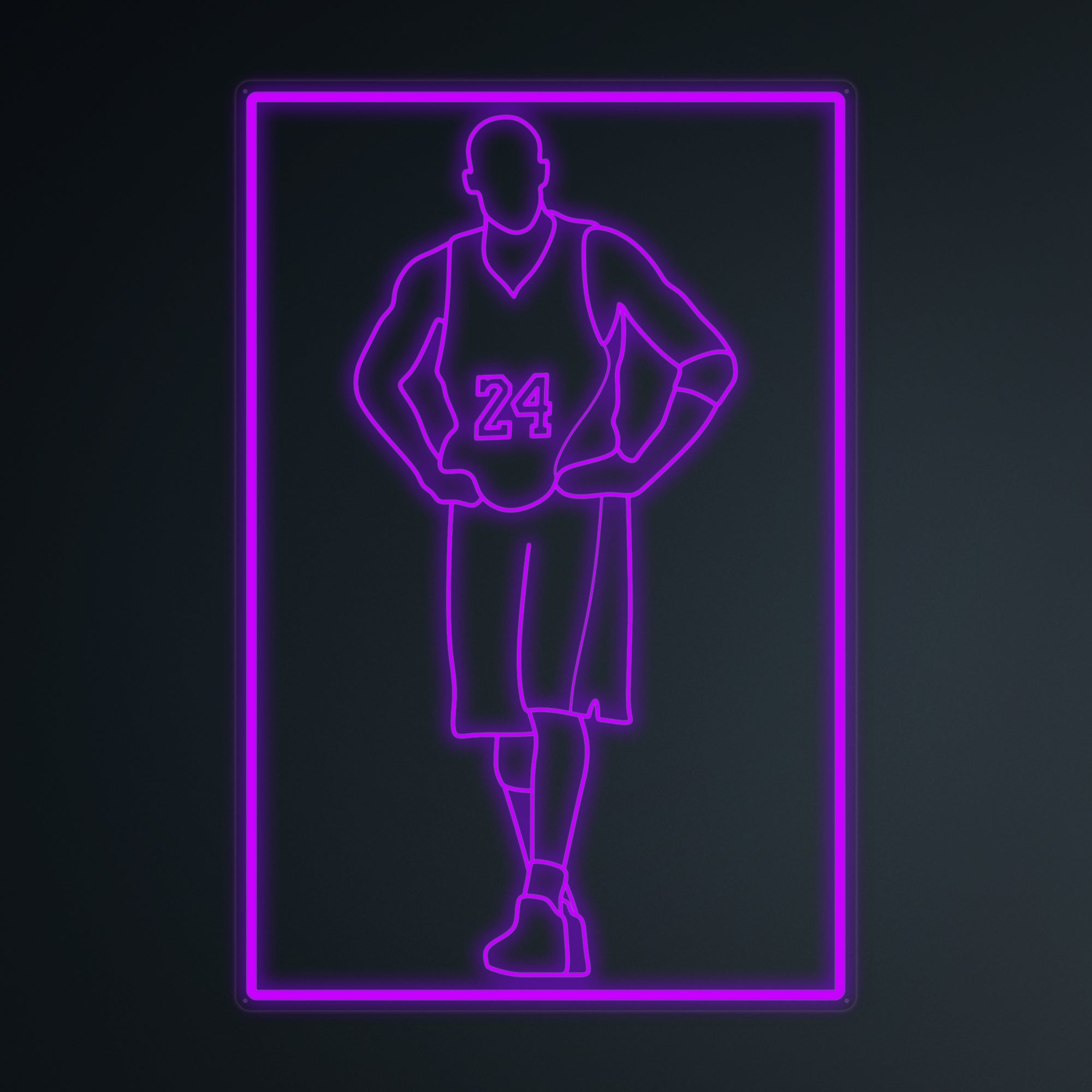 "Basketball Spieler 24" Mini-Neonschild