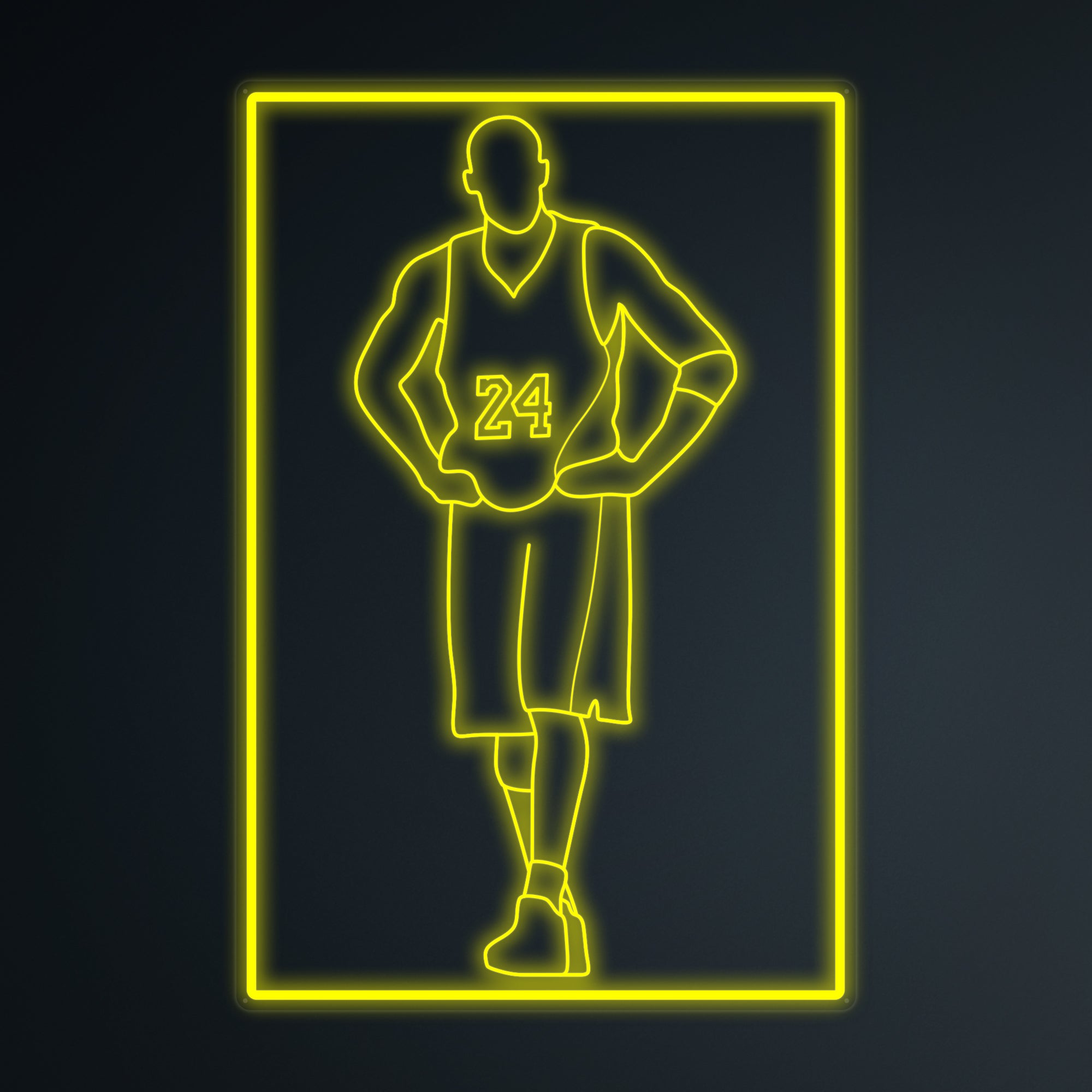 "Basketball Spieler 24" Mini-Neonschild