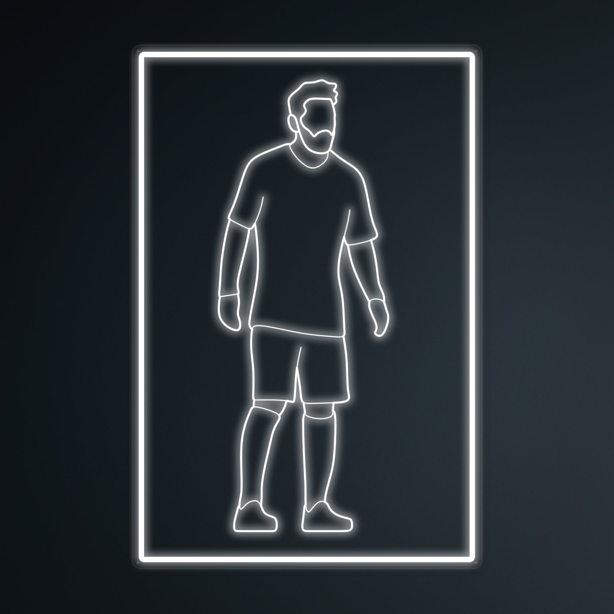 "Football Soccer Spieler 10" Mini-Neonschild