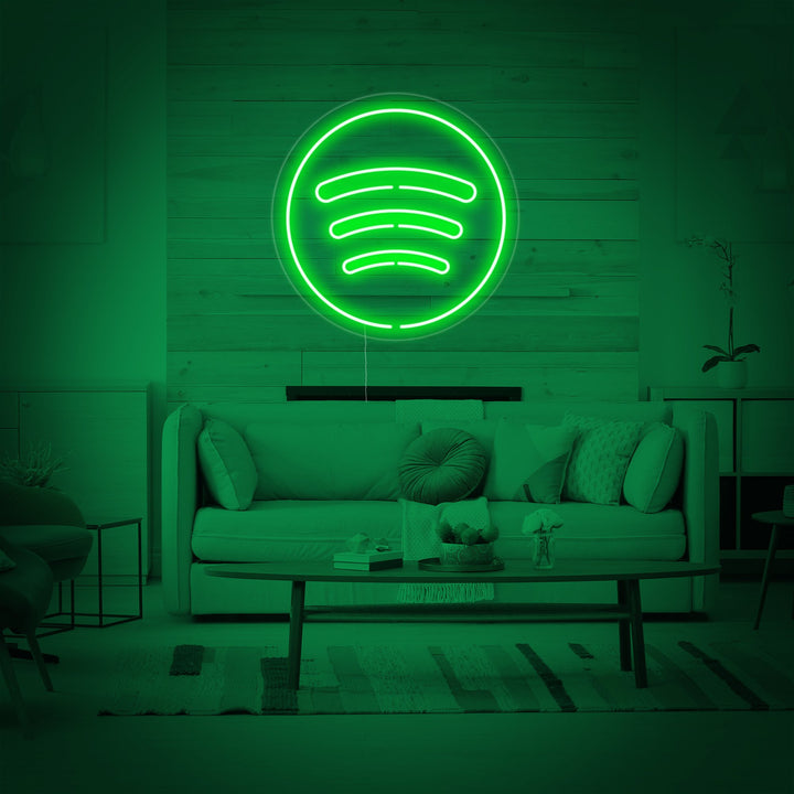 "Spotify logo" Neonschrift