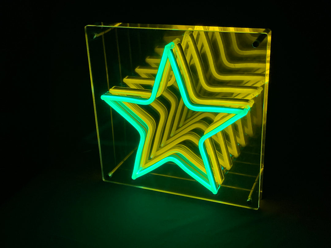 "Sterne" 3D Unendlichkeits LED Neonschrift