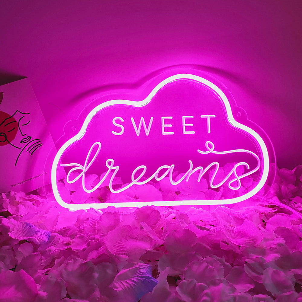 "Sweet Dreams" USB Mini LED Neonschrift