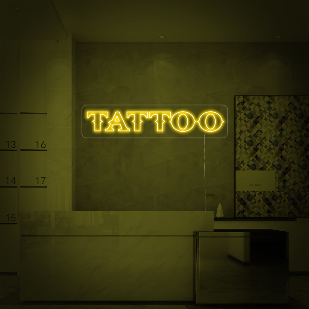 "Tattoo" Neonschrift