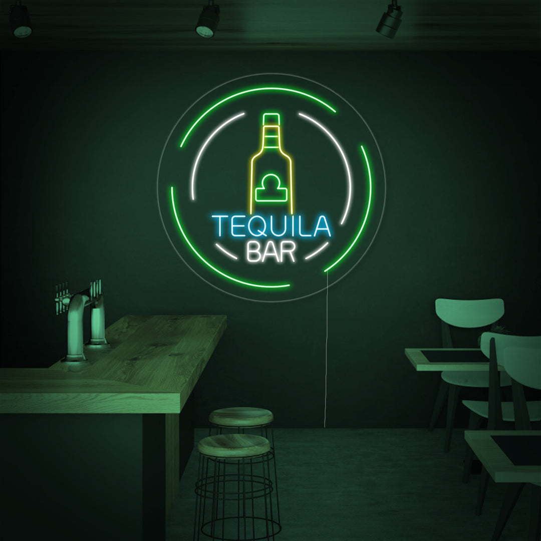 "Tequila Bar" Neonschrift