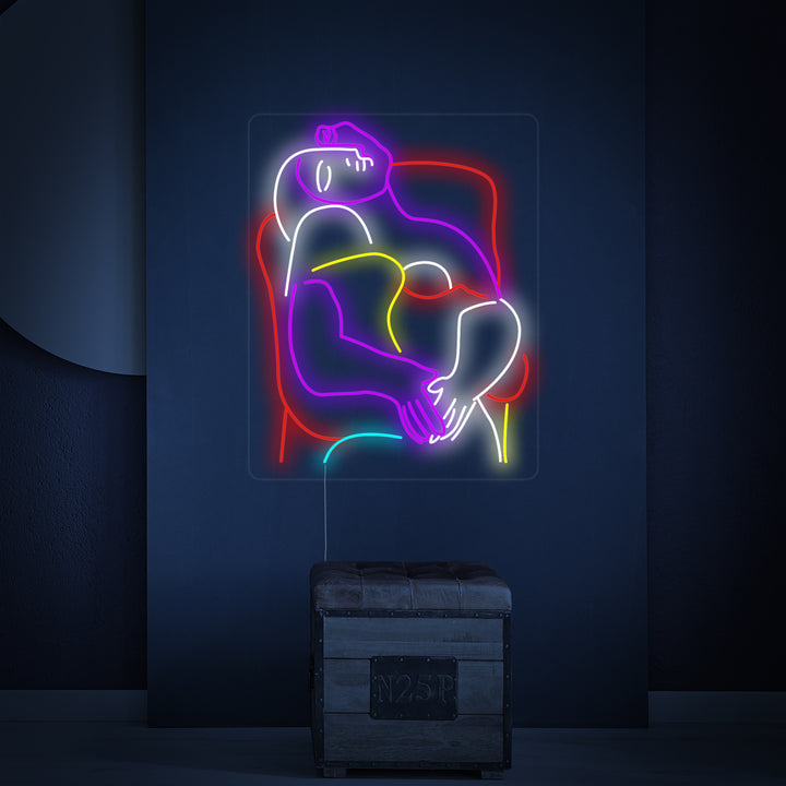 "Der Traum Pablo Picasso" Neonschrift