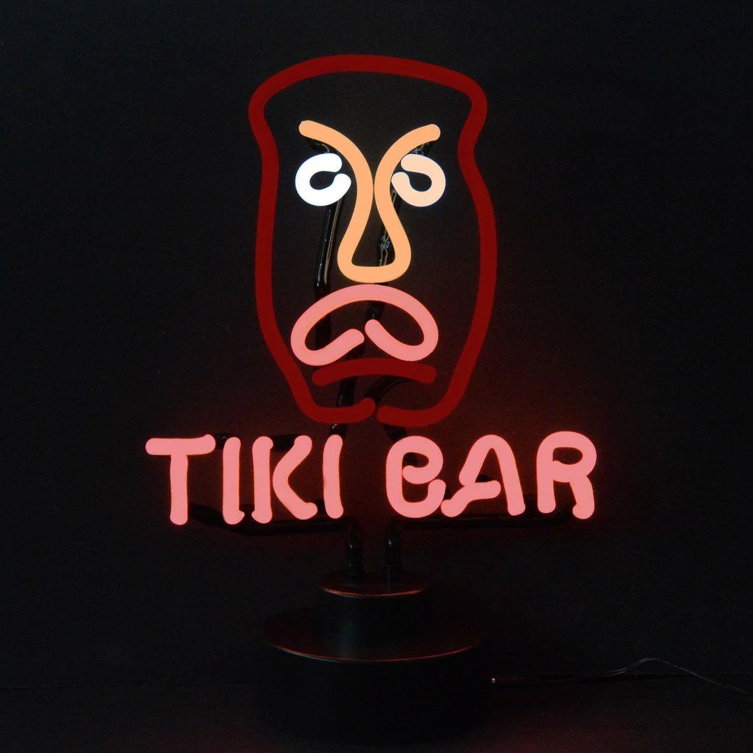 "TIKI Bar Tisch-Neonschild, Glas-Neonschild" Neonschrift