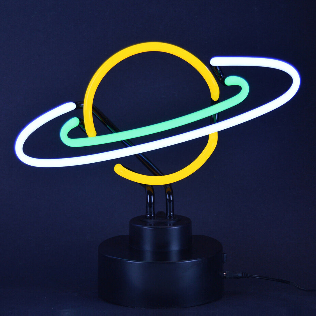 "Universum Planet Tisch-Neonschild, Glas-Neonschild" Neonschrift