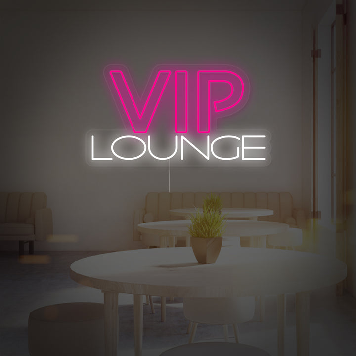 "Vip Lounge" Neonschrift