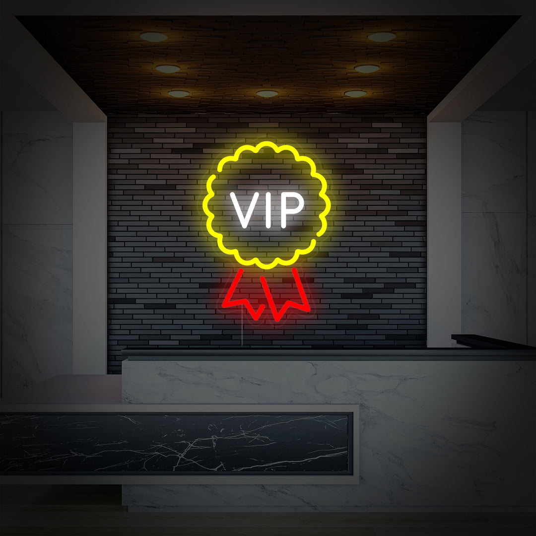 "VIP-Raum, VIP-Lounge" Neonschrift