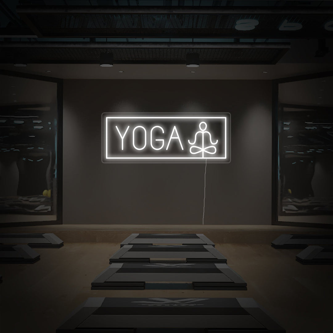 "Yoga" Neonschrift
