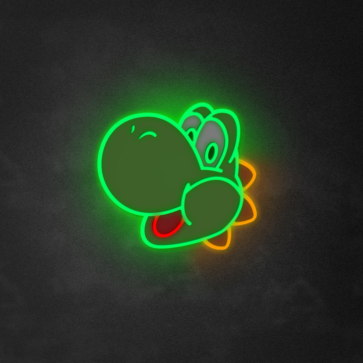 "Yoshi-Schild" Neon Like